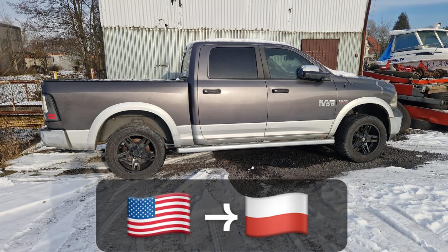 RAM 1500 Laramie — dostawa do klienta
