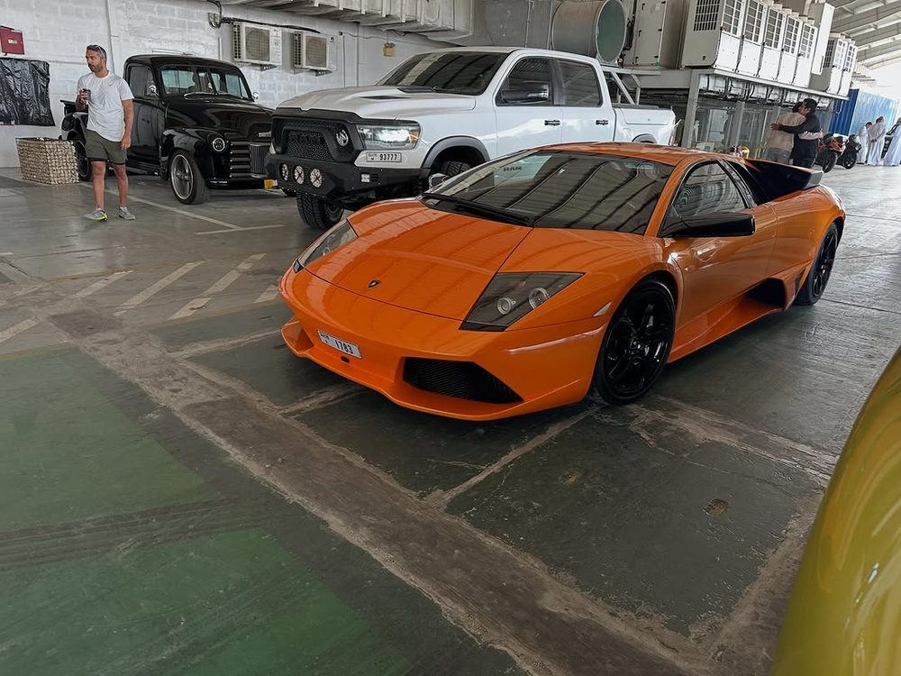 Pomaranczowe Lamborghini Murcielago LP640